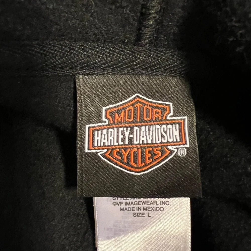Harley Davidson Angel Wings Ladies Hoodie - Picture 4 of 4